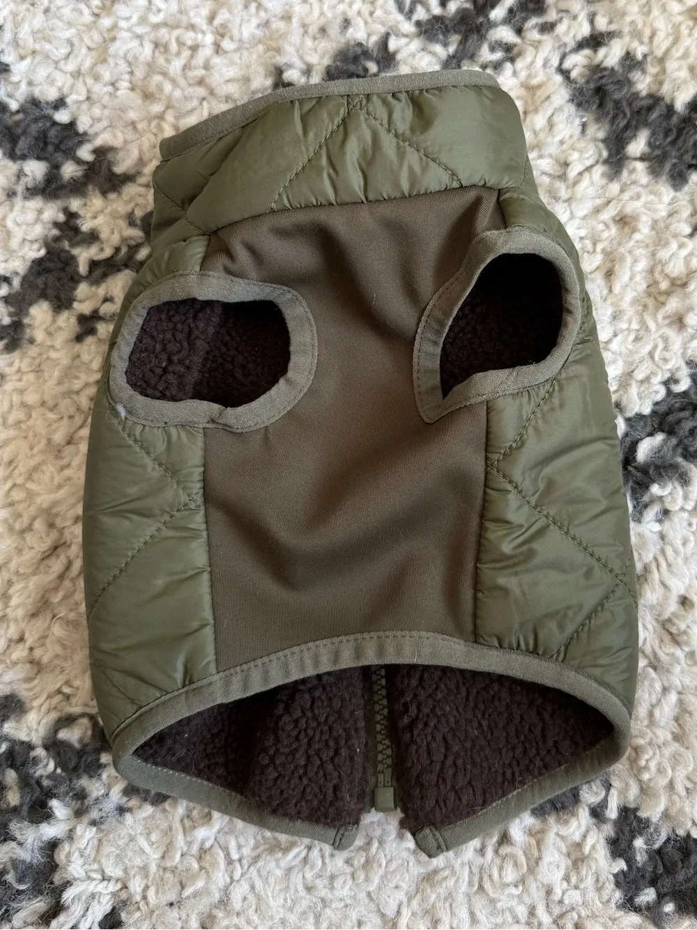 Barbour reversible dog Jacket - Olive Green